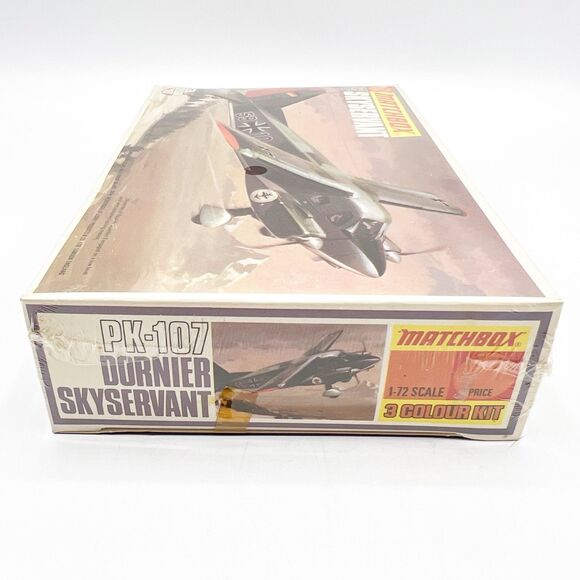 Vintage MATCHBOX PK-107 German Dornier SKYSERVANT Kit 1/72 Scale 1973 SEALED - Picture 5 of 8